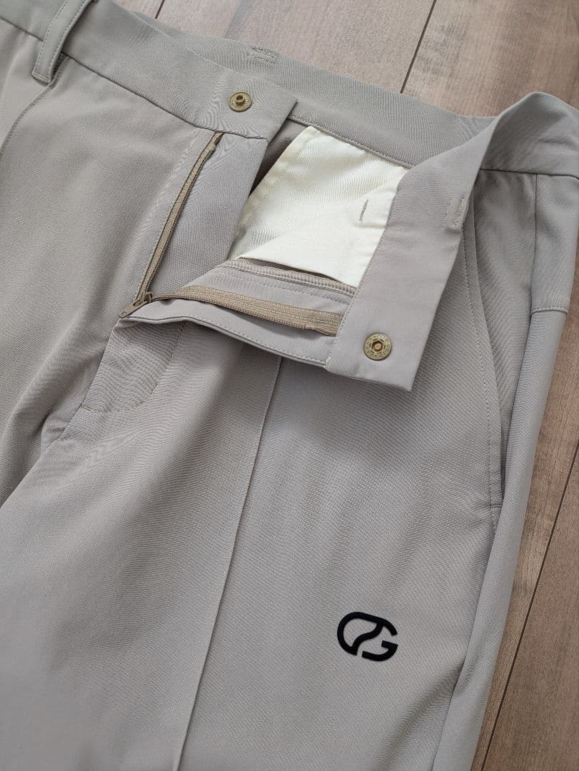 【美品】CPG GOLF／ストレッチ ロング パンツ ベージュ Mサイズ