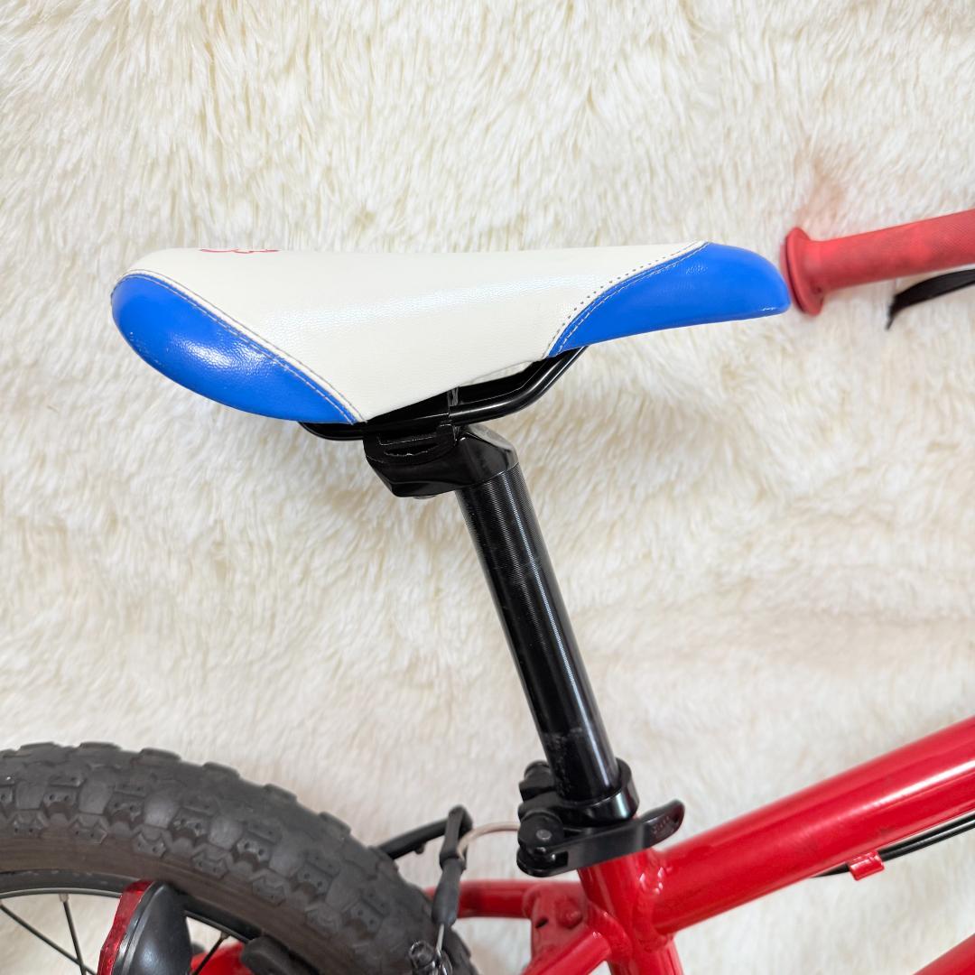 【送料込み】ヨツバサイクル ヒーローレッド 14インチ