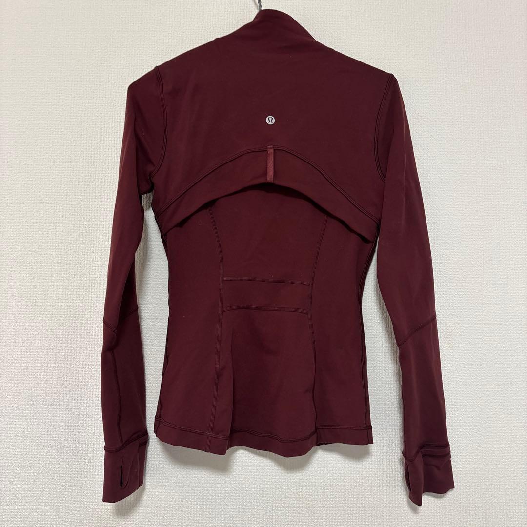 ルルレモン Burgundy Define ジャケット Nulu サイズ4