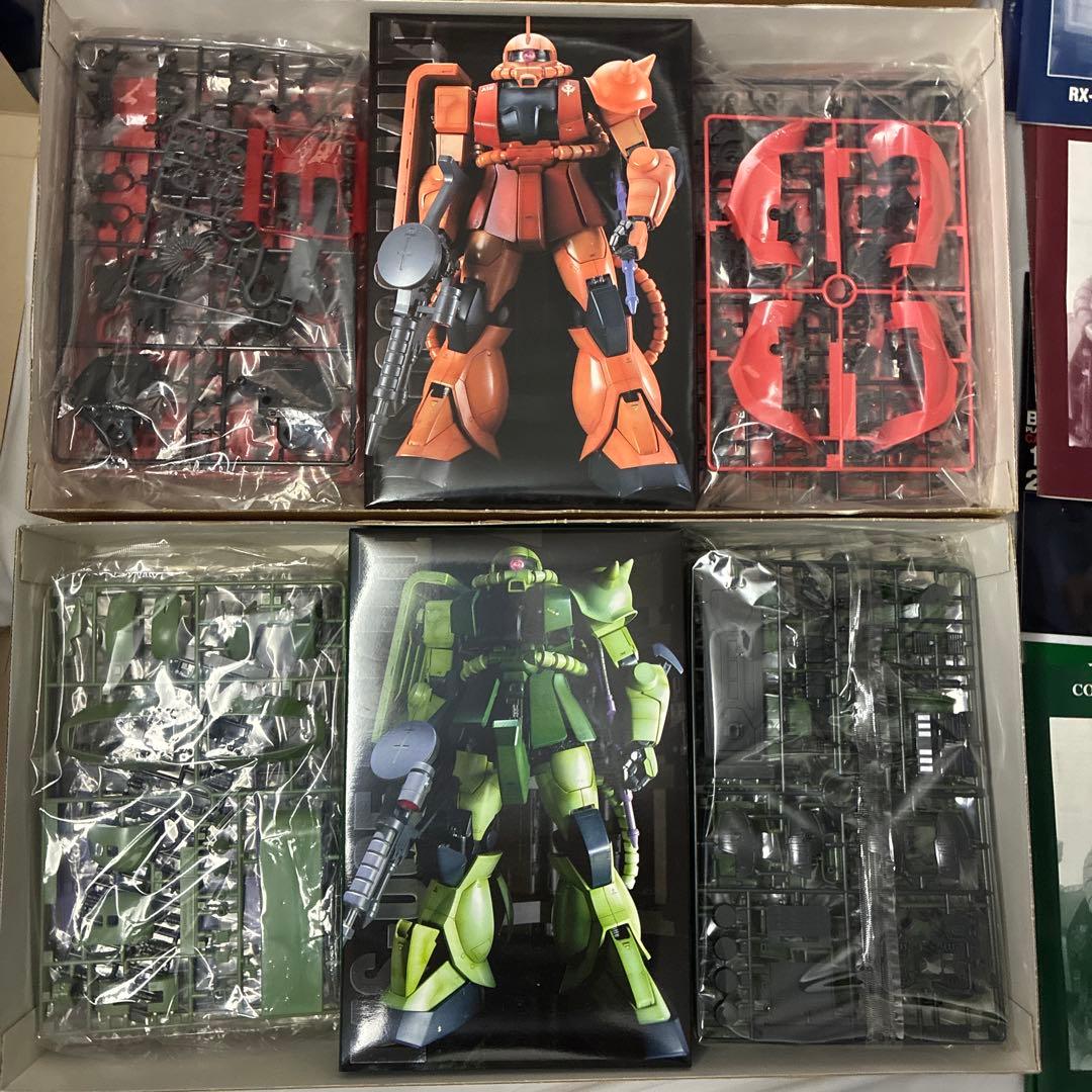 RX-78-2 GUNDAM&MS-06S&MS06F ZAKU-II セット