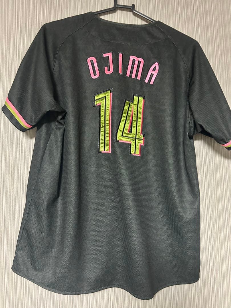 千葉ロッテマリーンズ　小島和哉　ブラックサマー ユニフォーム