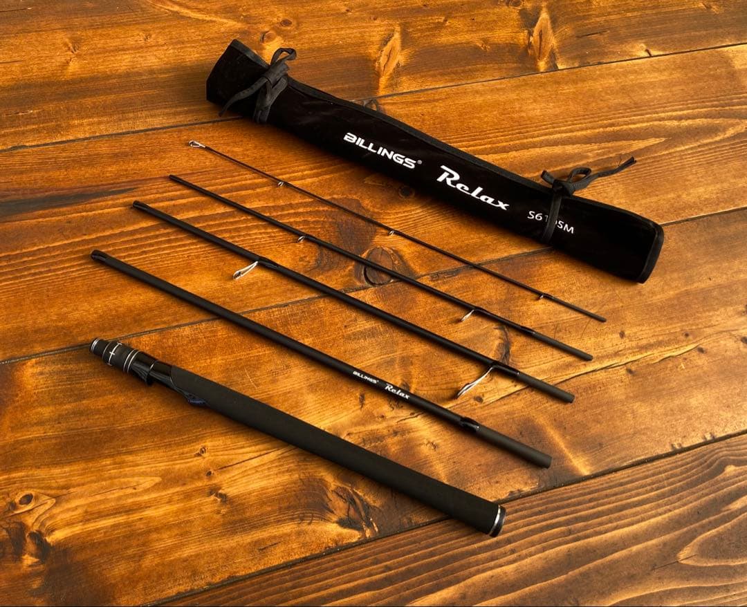 5ピースパックロッド　208cm スピニングロッド　トラベルロッド S6105M