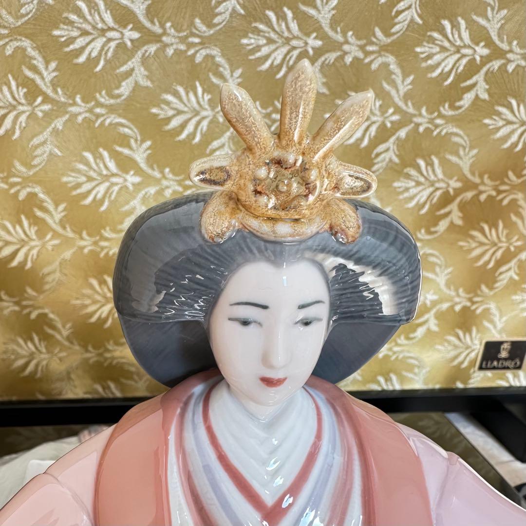 【美品】LLADRO リヤドロ　雛人形 親王飾り　限定品　屏風付き　ひな祭り