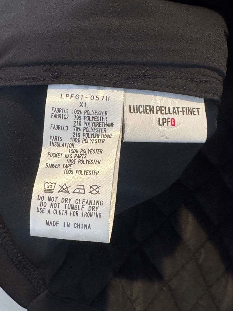 LPFG メンズ ダイヤモンド キルト テック ハイブリッド ジップベスト　XL