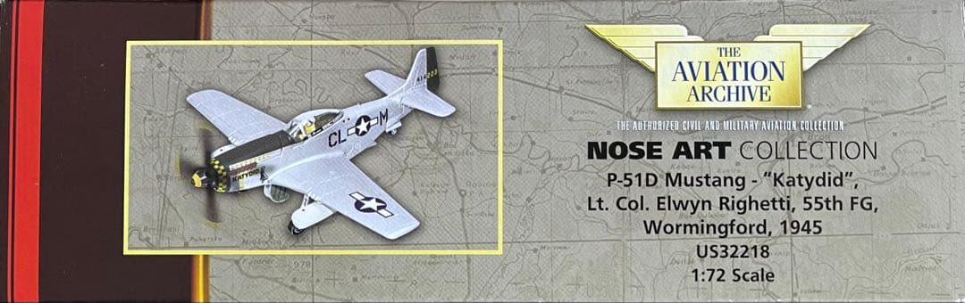 絶版新品　コーギー1/72 P-51Dマスタング　KATYDID US32218