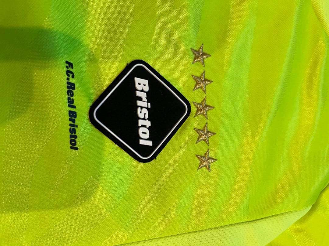 F.C.Real Bristol 蛍光イエロー シャツ Lサイズ