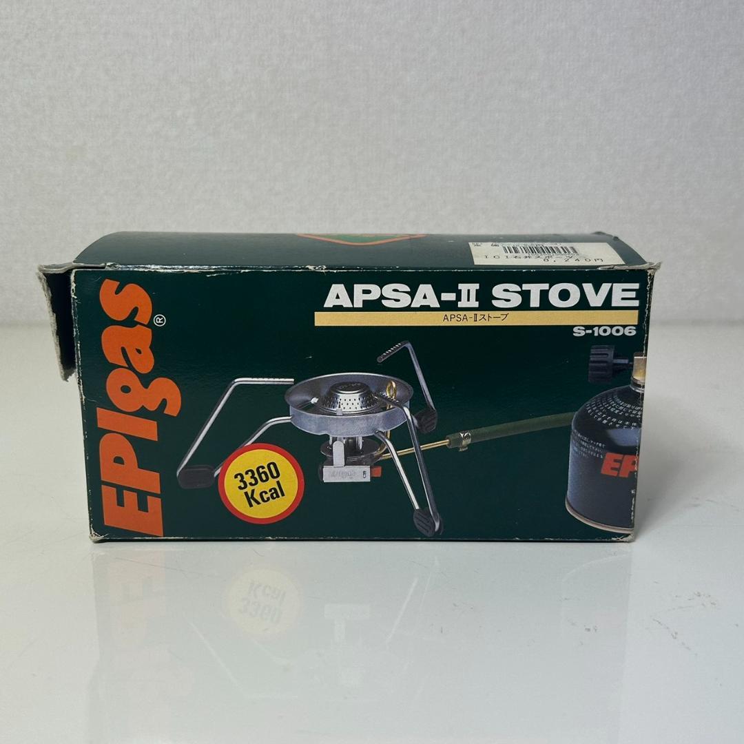 ●【未使用】EPIgas APSA-Ⅱ 分離型ガスストーブ 説明書つき キャンプ