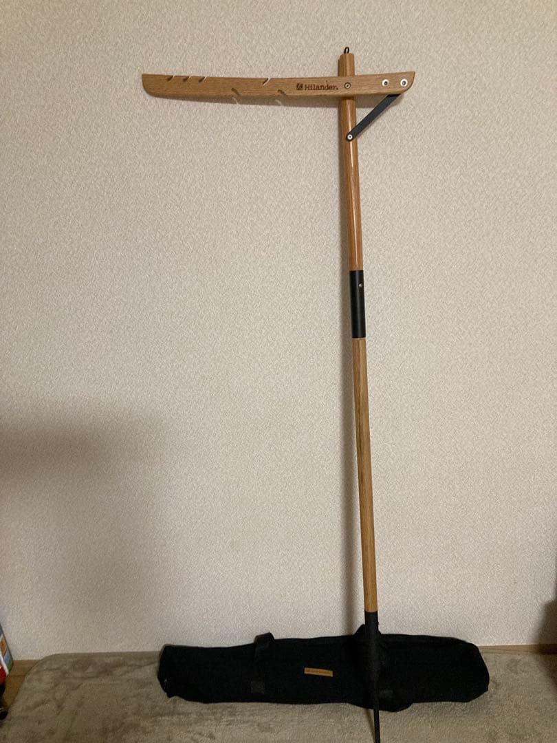 Hilander ウッドキッチンテーブル・ウッドランタンスタンドセット
