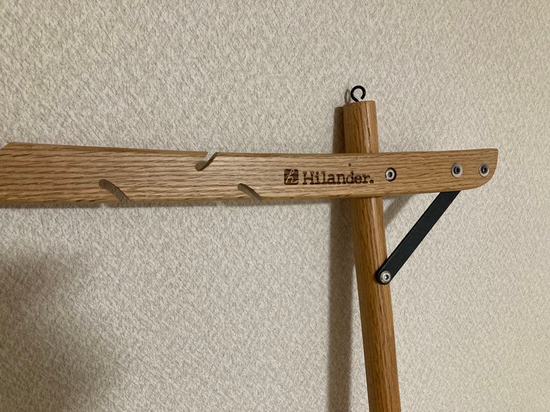 Hilander ウッドキッチンテーブル・ウッドランタンスタンドセット