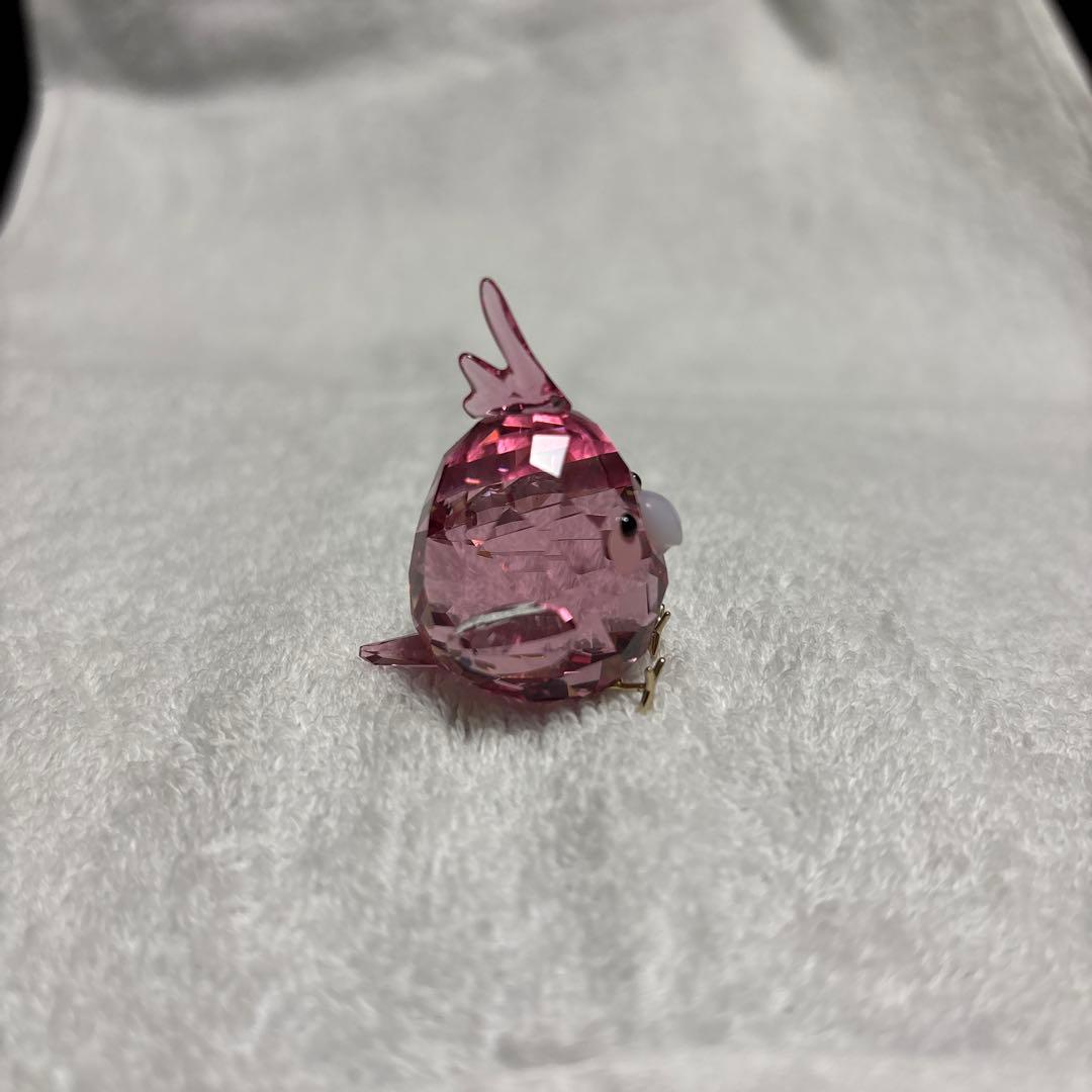 スワロフスキー　swarovski オカメインコピンク