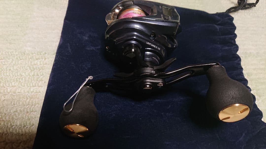DAIWA LIGHTGAME IC150ダブルハンドル、タチウオ X 210