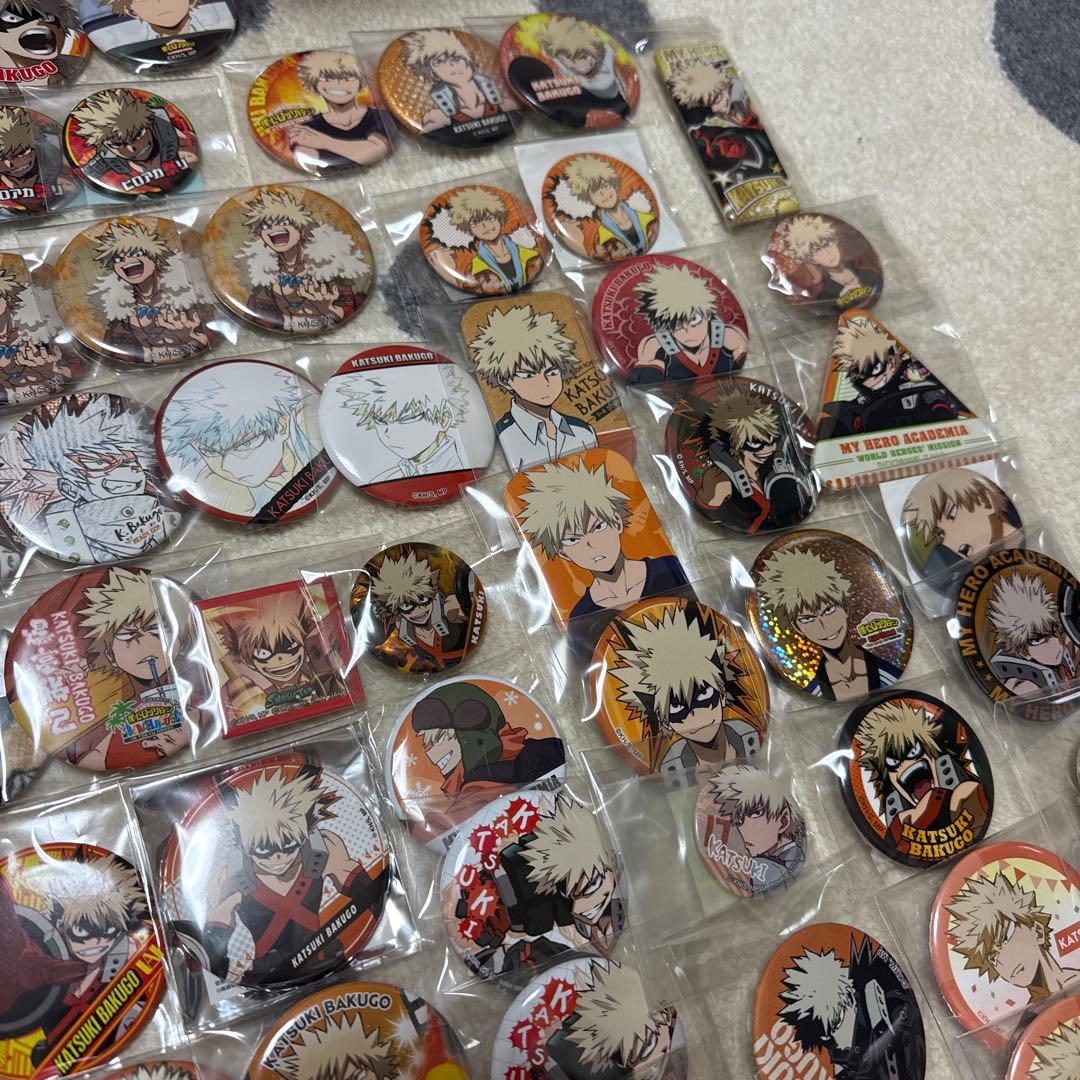 僕のヒーローアカデミア　ヒロアカ　爆豪　缶バッジ　希少　特典　イベント　原作