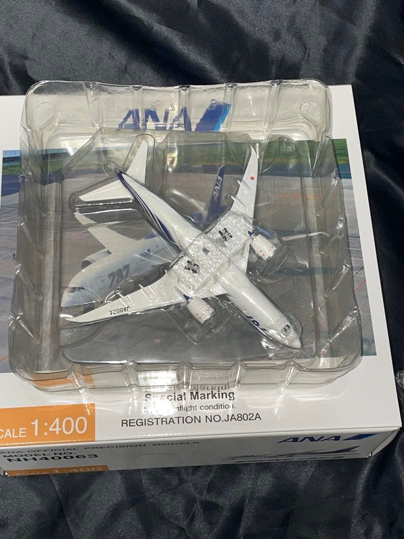 ANA B787-8 Special Marking 主翼空中姿勢 JA802A
