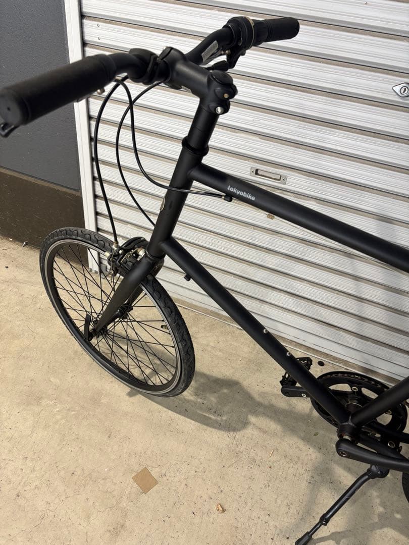 tokyobike東京バイクマッドブラック室内保管東京近郊個人配送フロントパンク