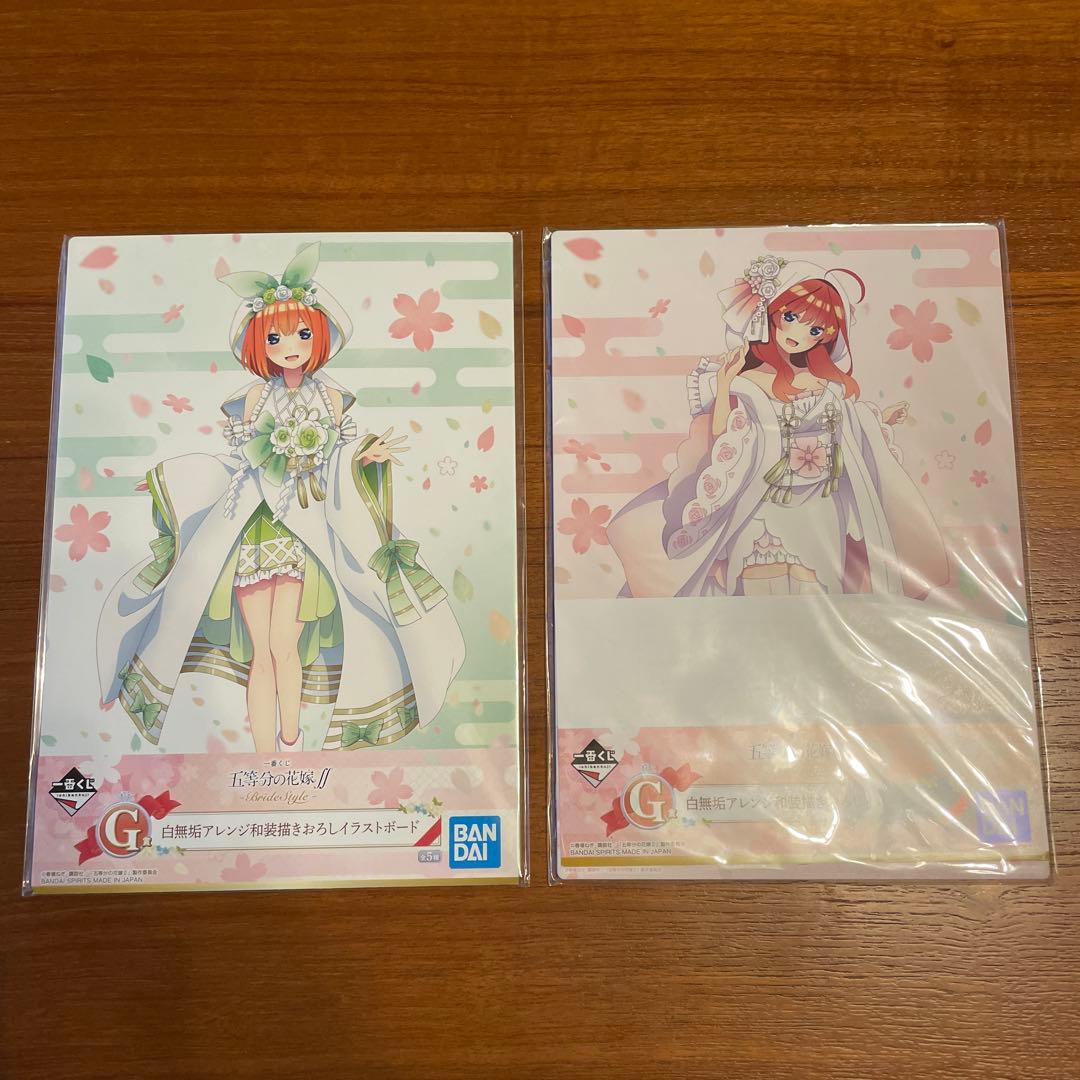 五等分の花嫁 缶バッジセットとフィギュア
