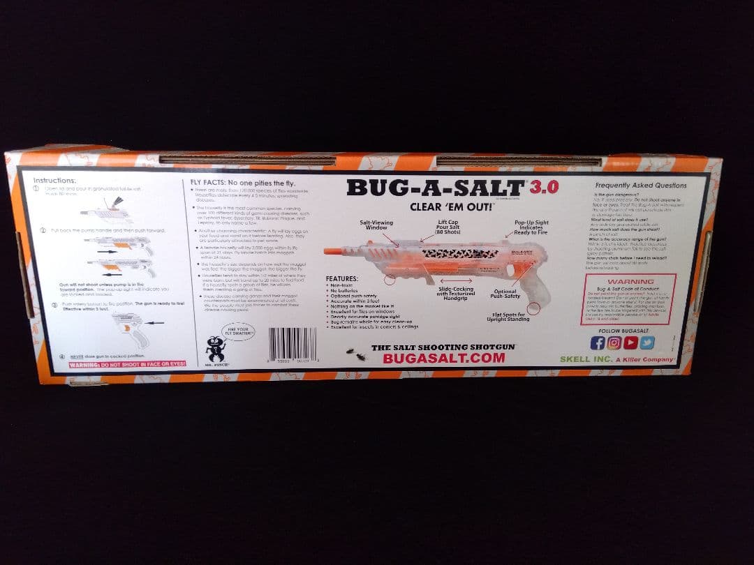 【レア色新品未使用】BUG-A-SALT 3.0 ハエ撃退ガン　バグアソルト 3