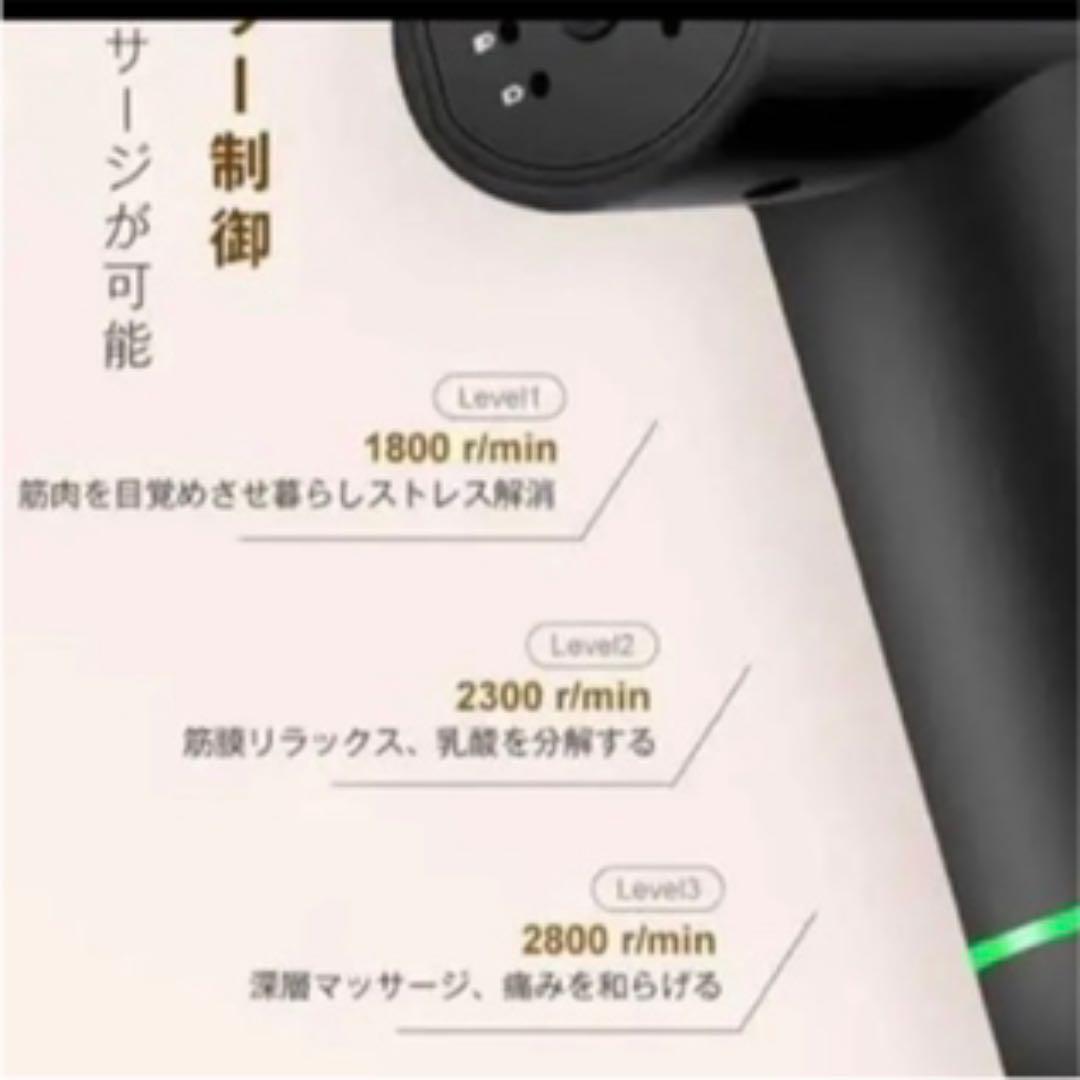 マッサージガン 筋膜リリースガン スピードマッサージ器 全身適用
