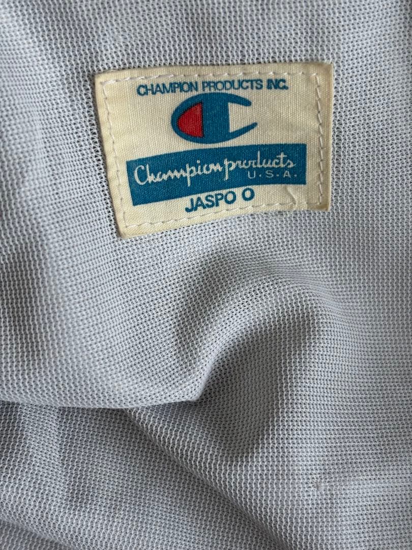 Champion 昭和レトロ　ヴィンテージ　シルバーシャカシャカ上下セット