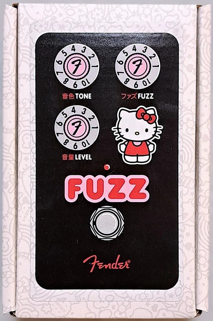 ■Fender Hello Kitty Black Fuzz Pedal ファズ