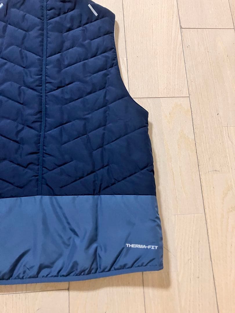 NIKE ランニングウェア ベスト 新品 アウター ナイキ XL ネイビー