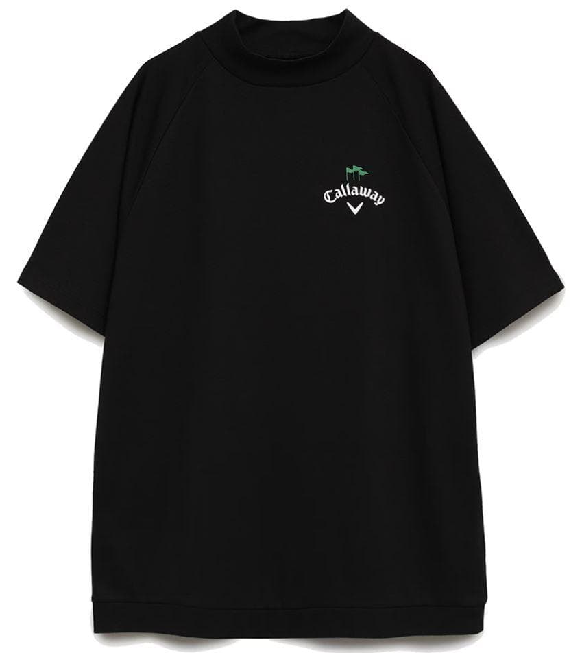 【限定コラボ】キャロウェイ＋クラブハウス モックネックシャツ LL ブラック