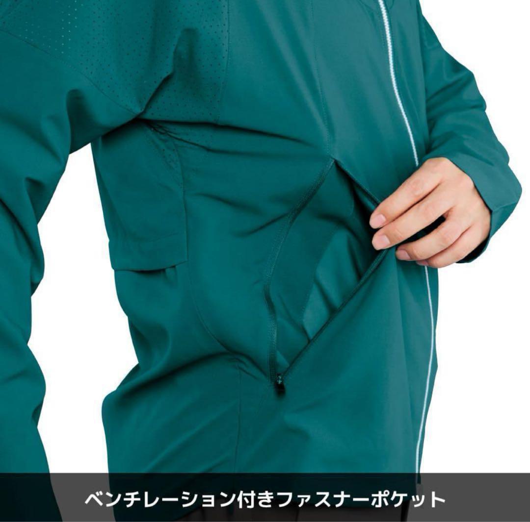 【新品未使用】ワークマン エックスシェルター 暑熱 フーディー Mブラック