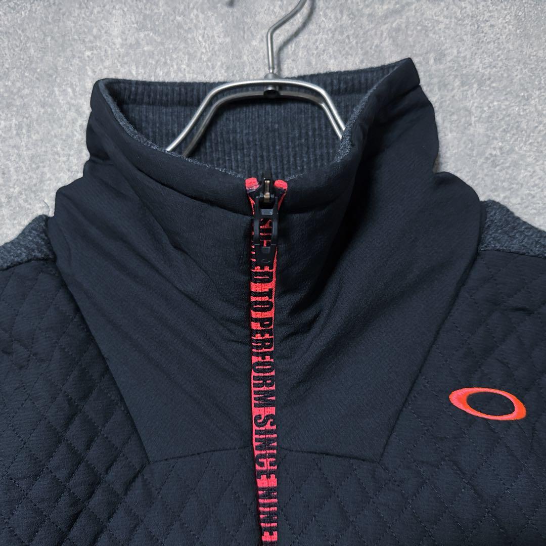 OAKLEY オークリー ニット 中綿 切り替え ロゴ ジップ ジャケット 長袖