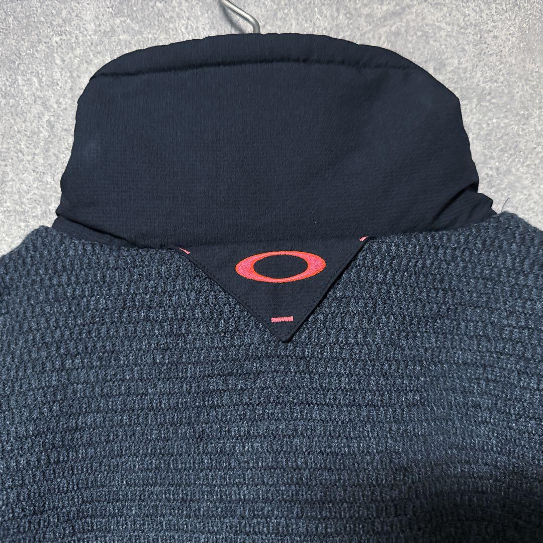 OAKLEY オークリー ニット 中綿 切り替え ロゴ ジップ ジャケット 長袖