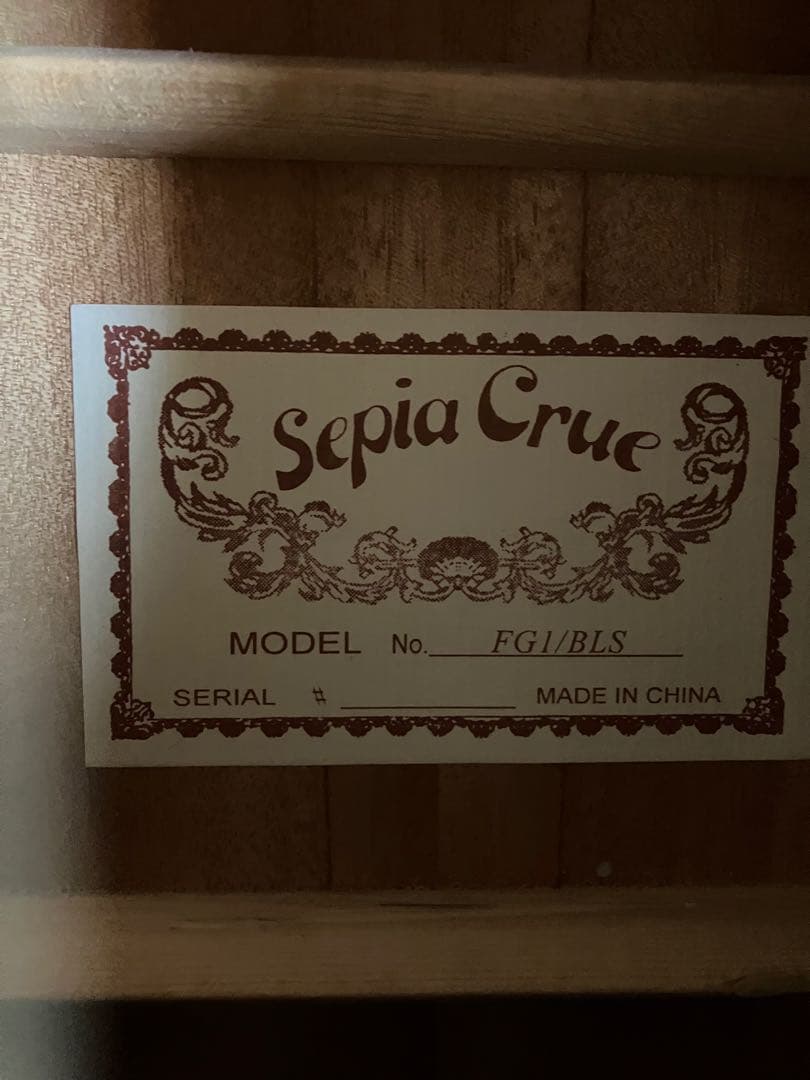 SEPIA CRUE FG-1 新品弦、ソフトケース、ピックをオマケ