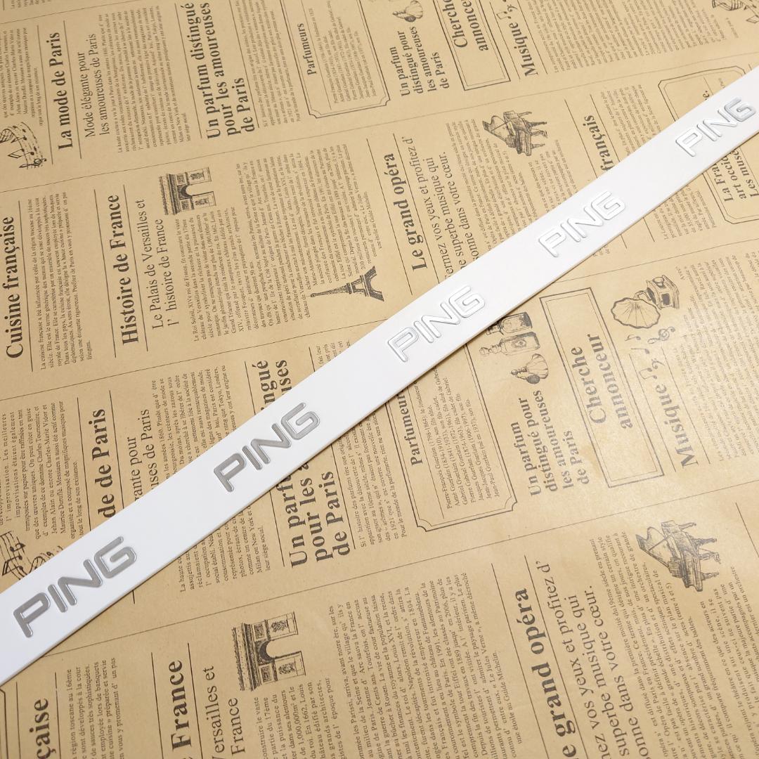 新品/PING/ベルト/ゴルフ/ホワイト/メンズ