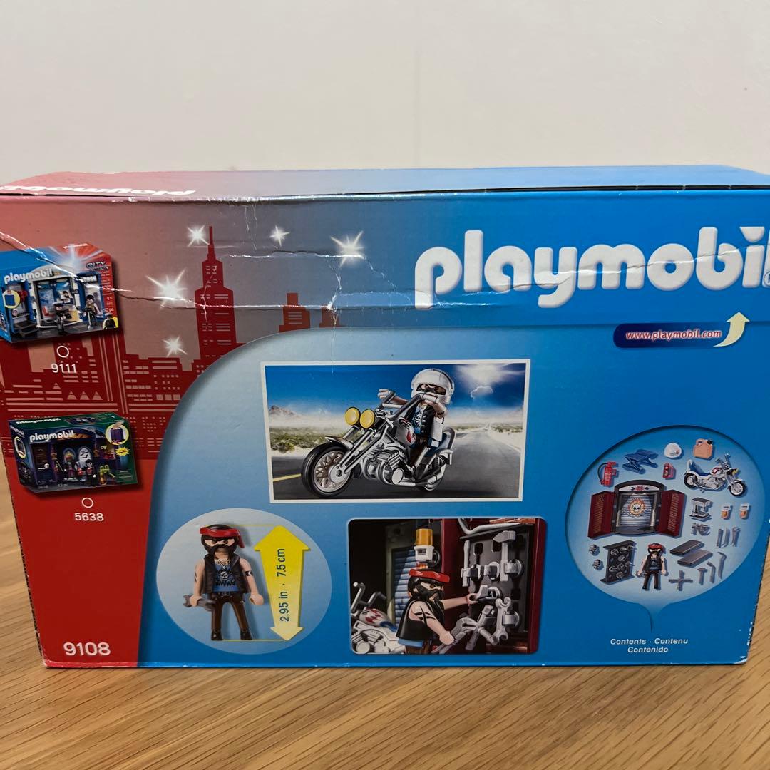 Playmobil バイクショップ 9108 新品
