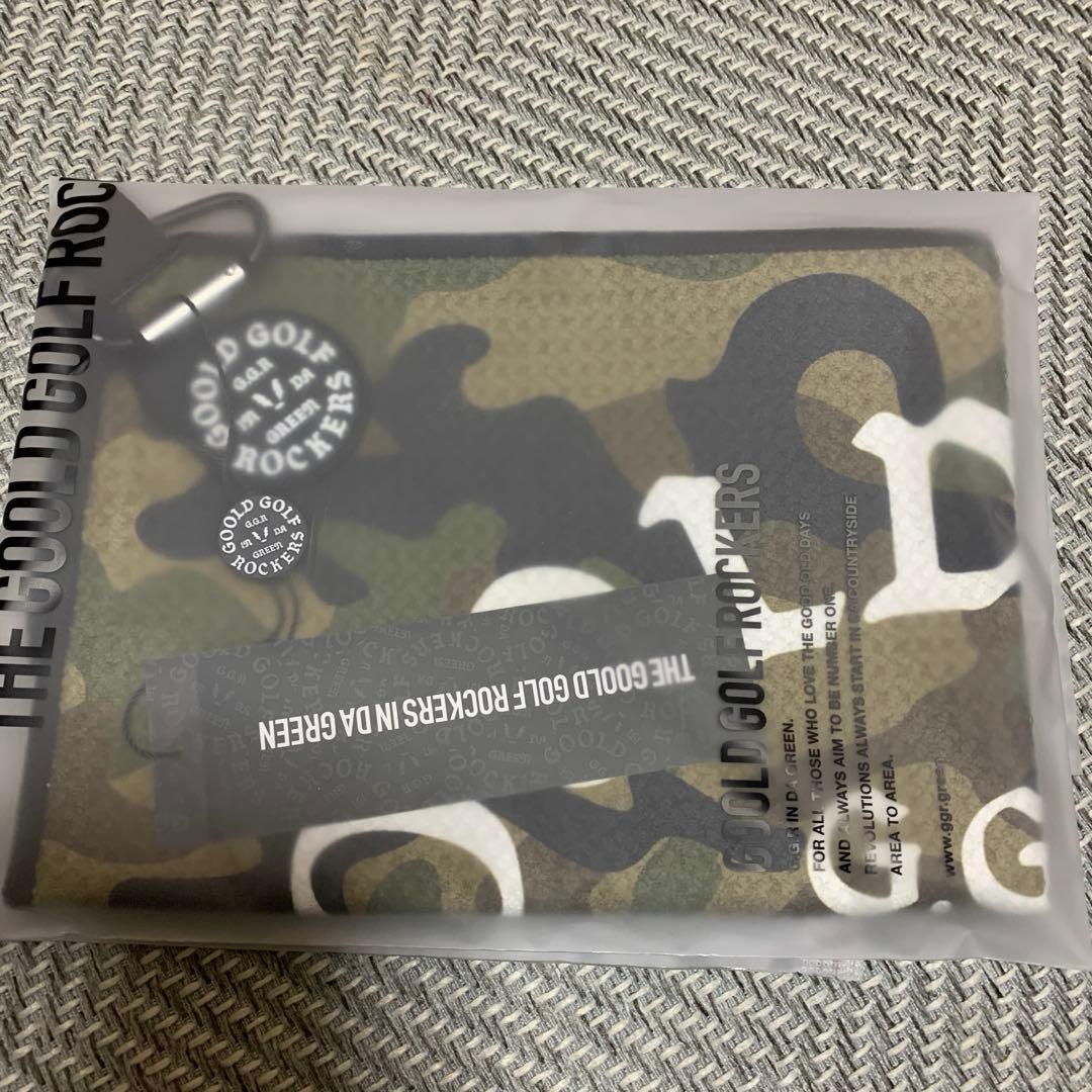 GOOLD GOLF ROCKERS OG LOGO CAMO ゴルフ タオル