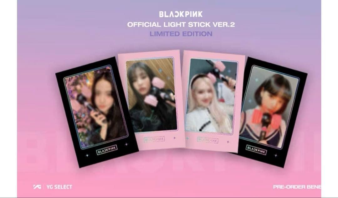 Blackpink ペンライト スタンド付き Version2 限定版
