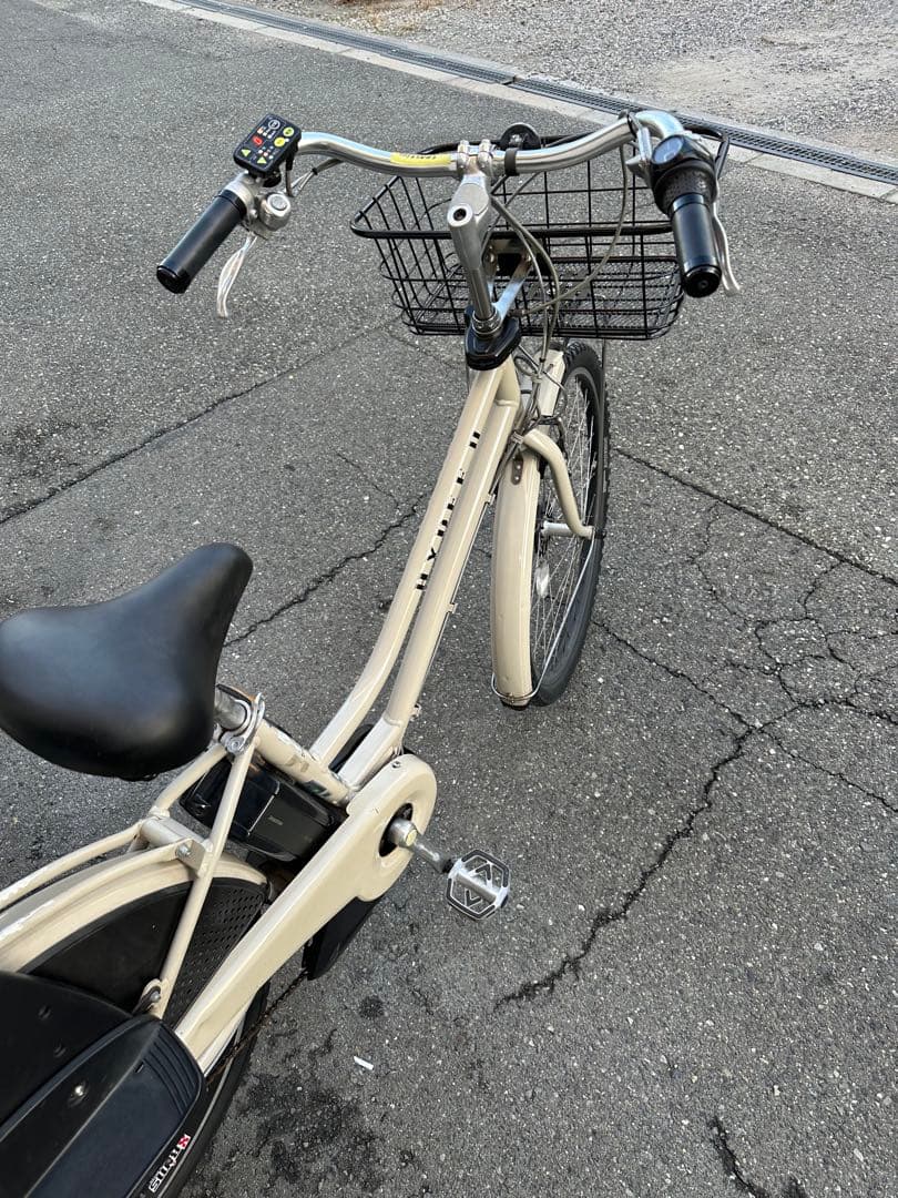 電動自転車　ブリヂストンhydee2 人気な車種　子供乗せシート付き　お買い得品