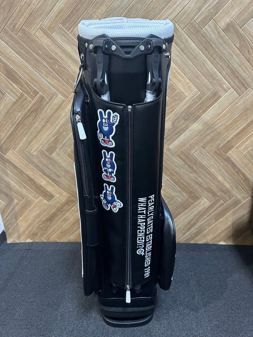 新品未使用☆即発送☆韓国パーリーゲイツスタンド式キャディーバック　ブラック