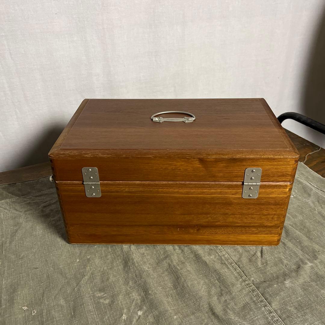美品◾️倉敷意匠計画室 木製 救急箱 木箱 ウッドボックス 収納箱