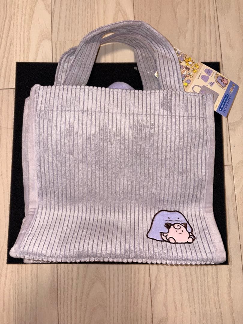 ぬいぐるみバッジ付きトートバッグ さみしがりなメタモン 新品未使用