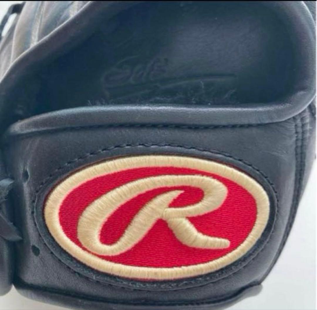 Rawlings ローリングス 軟式 レザー グローブ 黒