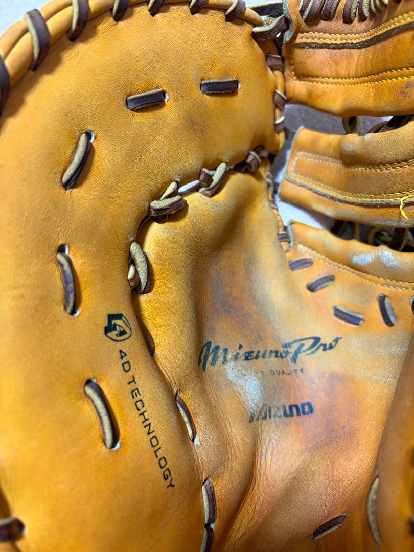 希少　ミズノプロ Mizuno ビッグM ファーストミット　軟式グローブ　左投