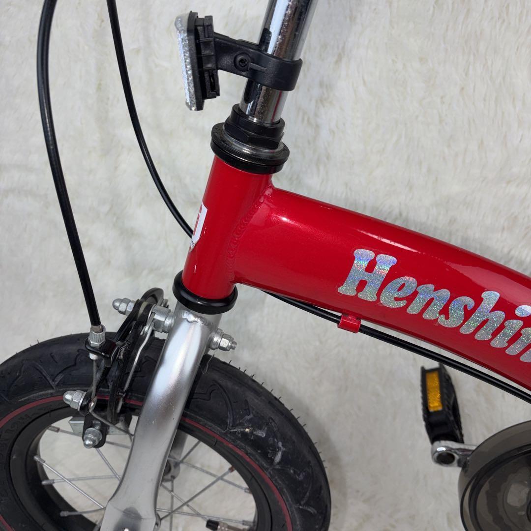 Henshin 変身バイク 12インチ 赤　ペダル付き
