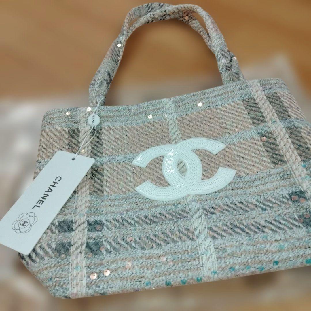 CHANEL　ノベルティ　スパンコール　シャネル　トートバッグ