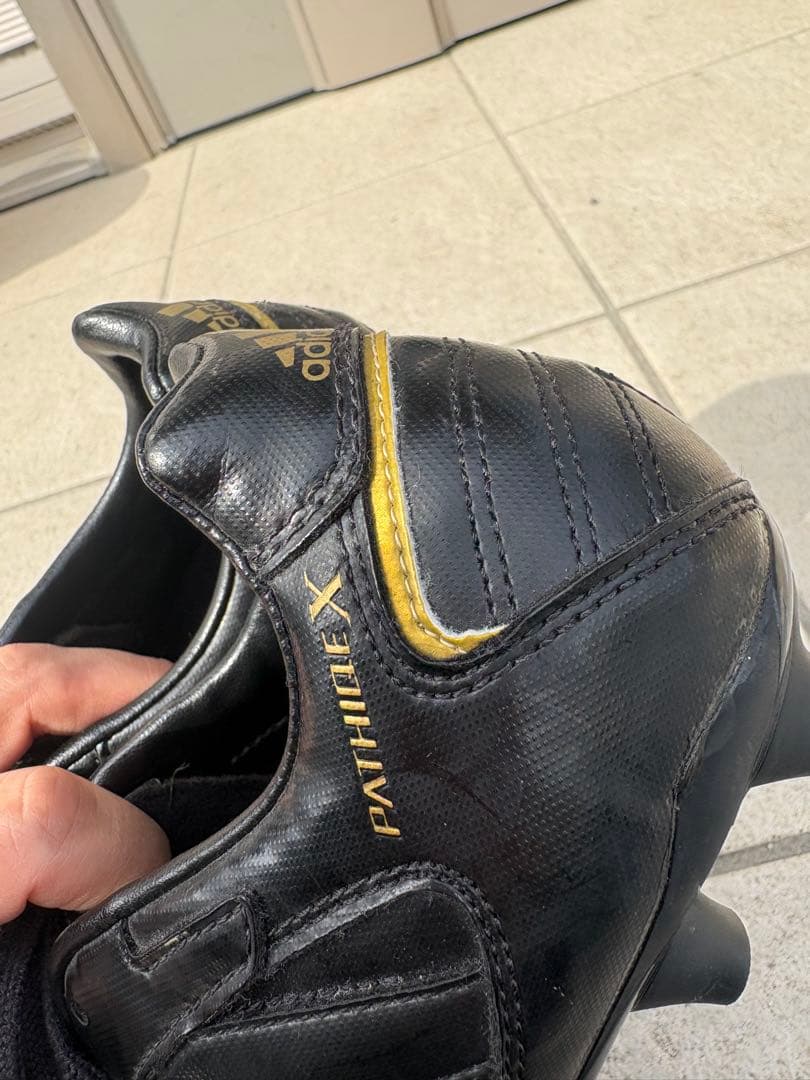 adidas パティークX サッカースパイク 26.0cm ブラック 日本製