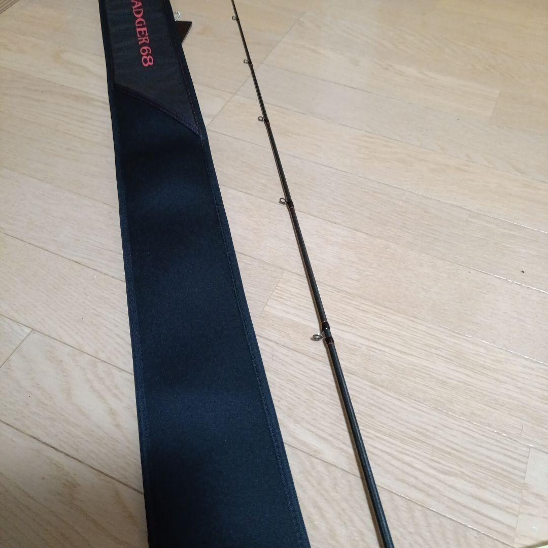 美品　スティーズ C68MH-SV　BADGER 68　STEEZ バジャー