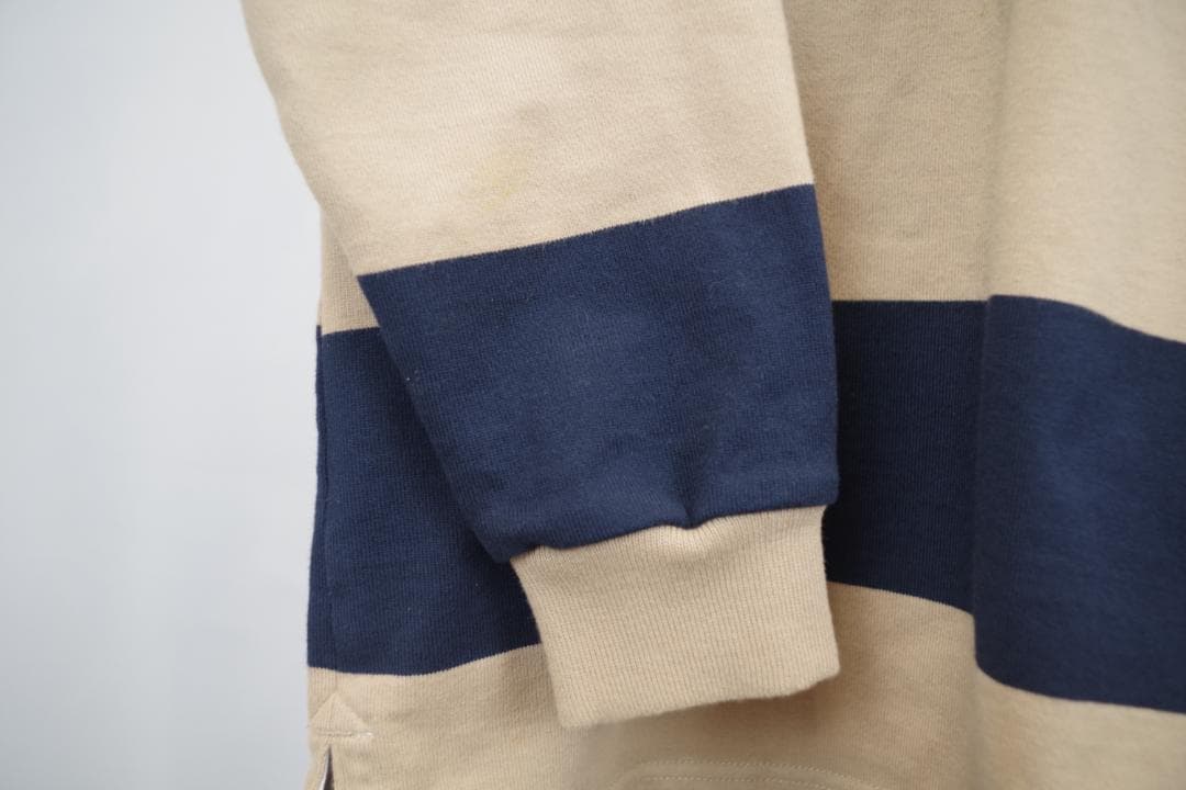 canterbury ストライプデザイン ラガーシャツ❁0112