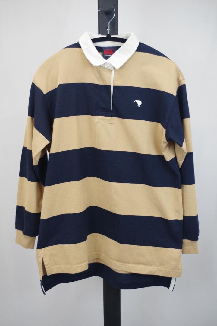canterbury ストライプデザイン ラガーシャツ❁0112