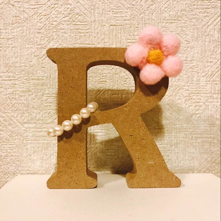 イニシャルオブジェ ✖️羊毛フェルト オーダー制