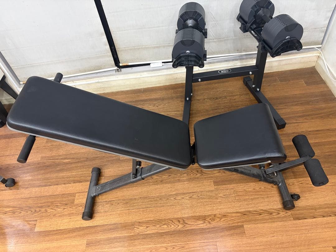 NUOBELL 232 可変式ダンベル スタンド付き