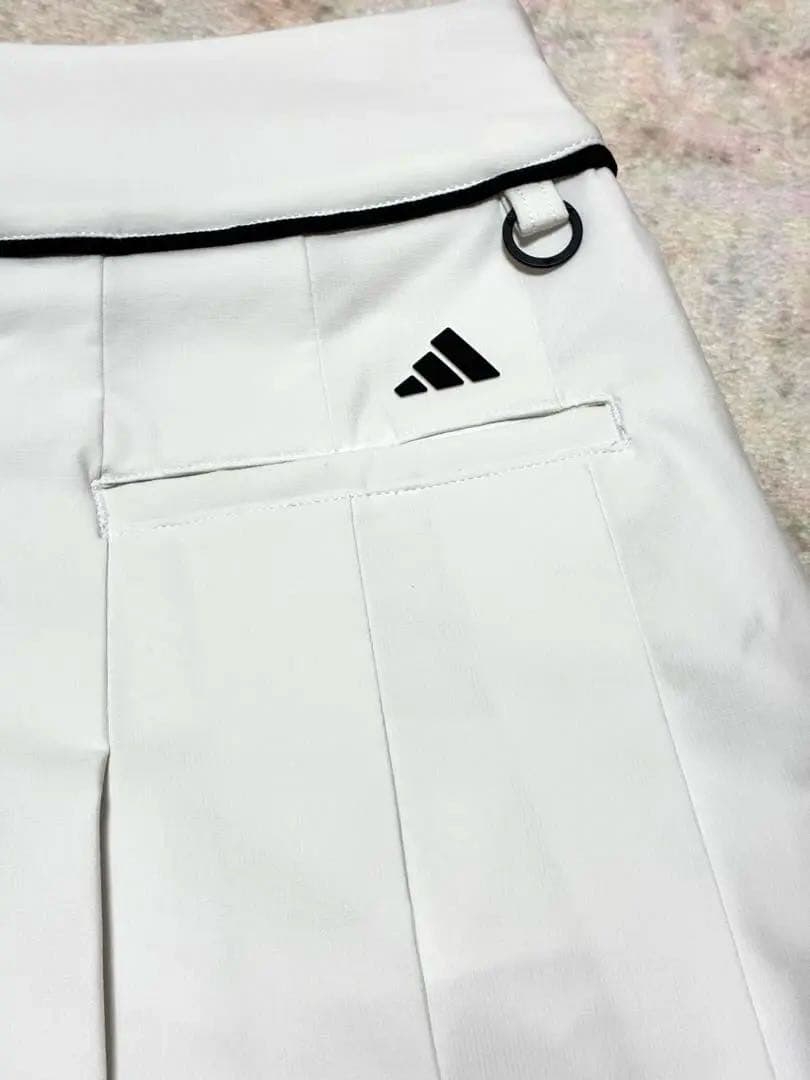 新品 S/XS アディダスゴルフ モックネック＆プリーツロングスカート上下セット