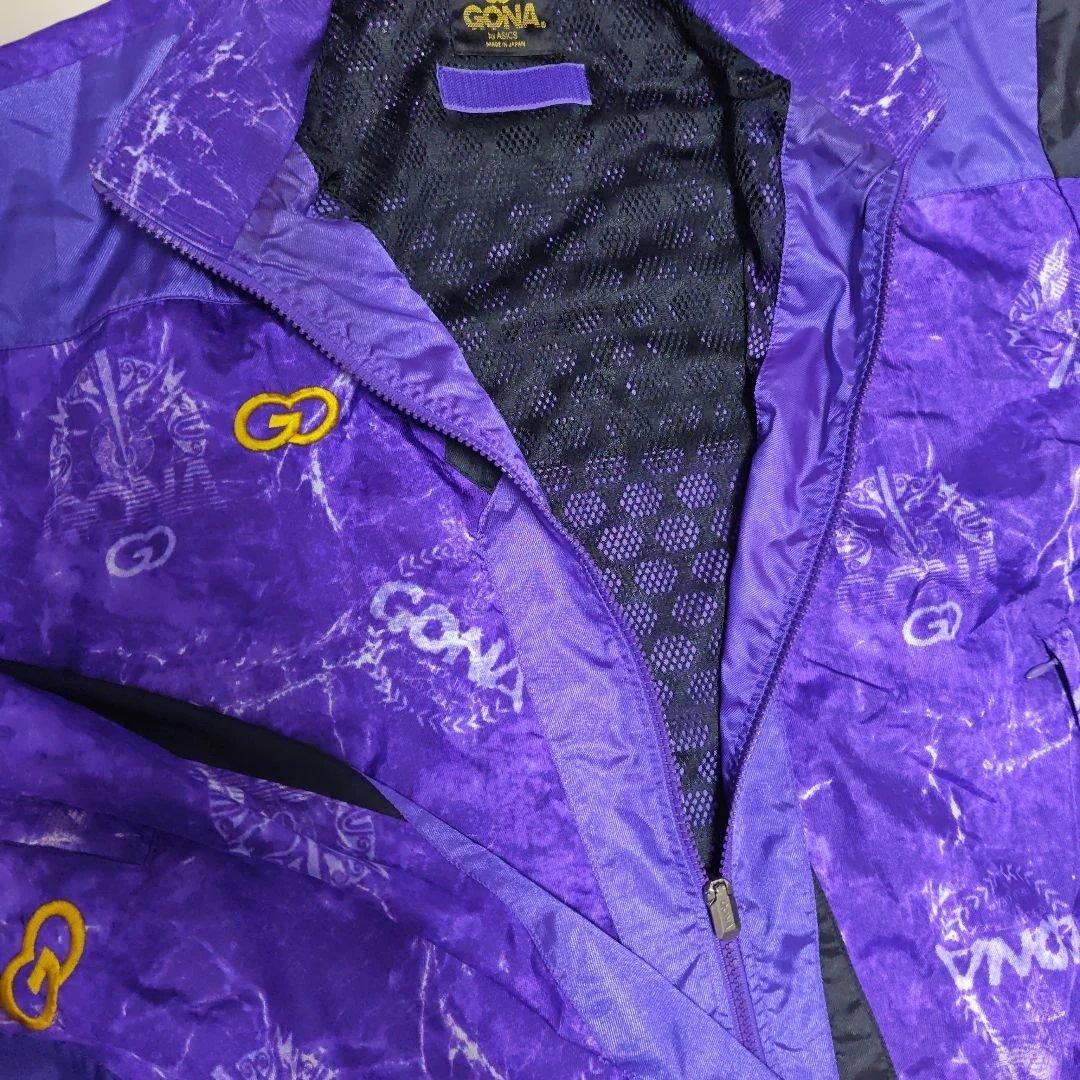 90s GONA byアシックス　ウィンドブレーカー　上下　日本製　ASICS