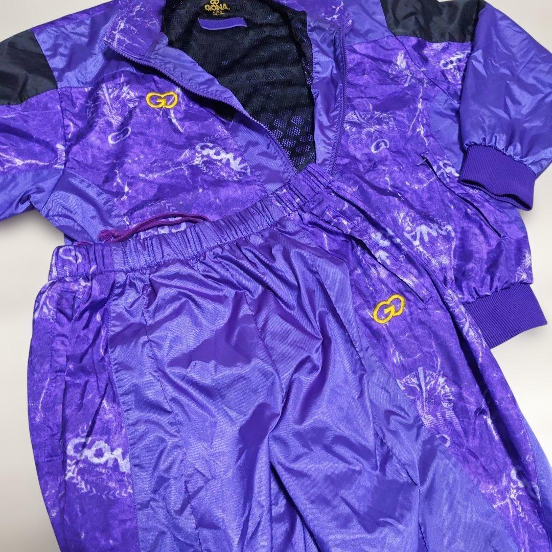 90s GONA byアシックス　ウィンドブレーカー　上下　日本製　ASICS